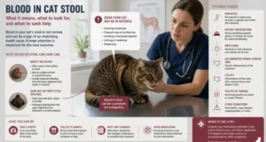 Blood in Cat Stool: Bright Red vs. Black Poop, Causes, and Emergency Warning Signs Blood in Cat Stool