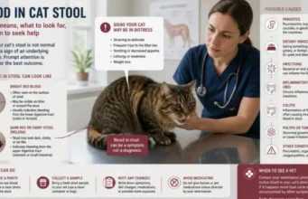 Blood in Cat Stool: Bright Red vs. Black Poop, Causes, and Emergency Warning Signs Blood in Cat Stool